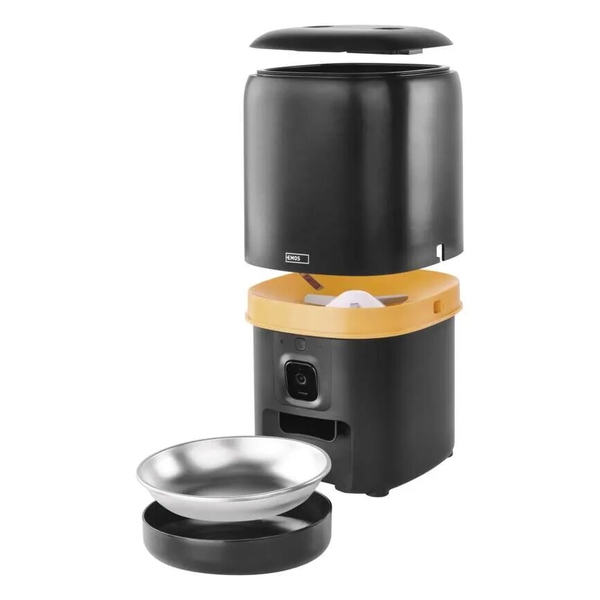 Automatický dávkovač krmiva s mikrofonem a kamerou 4l/5V/3xD Wi-Fi