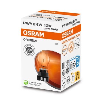 Autožárovka ORIGINAL WP3.3X14.5-4 PSX PWY24W/24W/12V - Osram