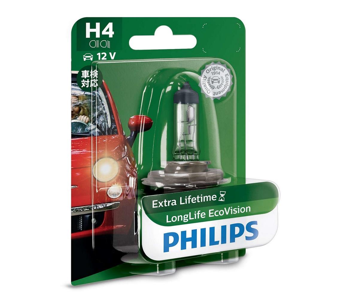 Philips Autožárovka Philips ECO VISION 12342LLECOB1 H4 P43t-38/55W/12V 3100K 