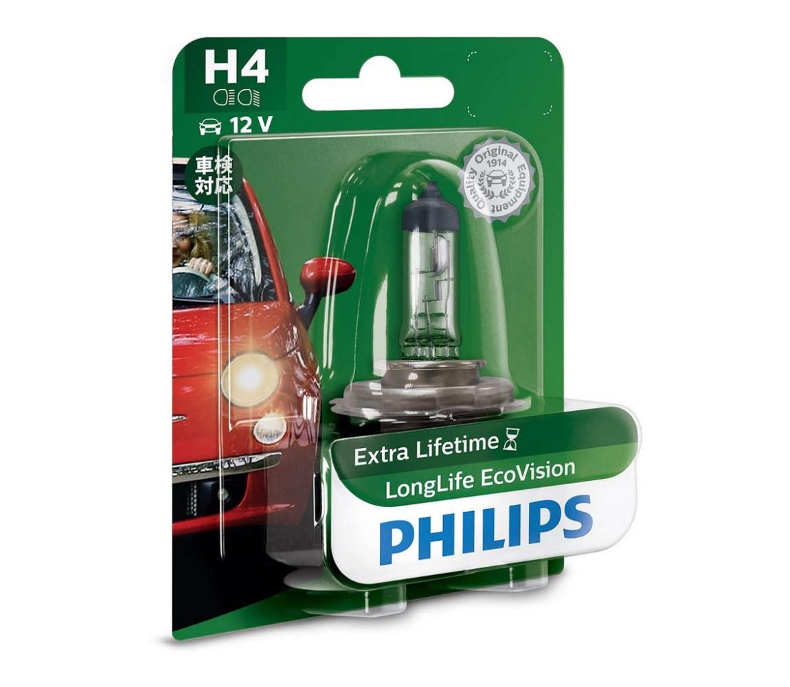 Philips Autožárovka Philips ECO VISION 12342LLECOB1 H4 P43t-38/55W/12V 3100K 