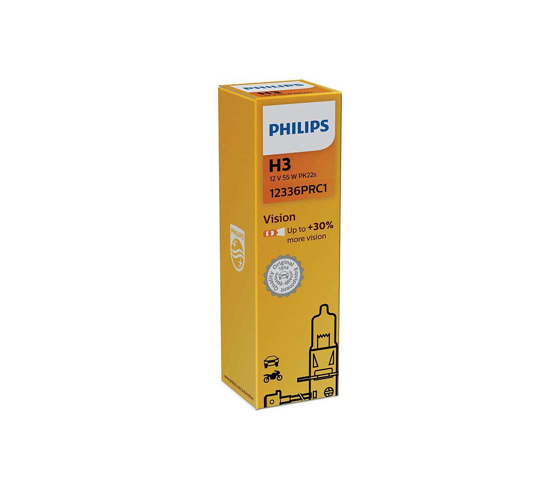 Philips Autožárovka Philips VISION 12336PRC1 H3 PK22s/55W/12V 3200K 