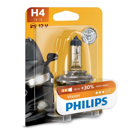 Autožárovka Philips VISION 12342PRB1 H4 P43t-38/60W/55W/12V 3200K