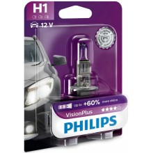 Autožárovka Philips VISION PLUS 12258VPB1 H1 P14,5s/55W/12V 3250K