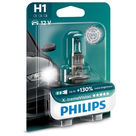 Autožárovka Philips X-TREME VISION 12258XVB1 H1 P14,5s/55W/12V 3500K