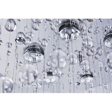 Azzardo AZ0269 - Křišťálové stropní svítidlo COMET 6xGU10/40W/230V