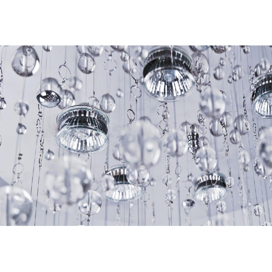 Azzardo AZ0269 - Křišťálové stropní svítidlo COMET 6xGU10/40W/230V
