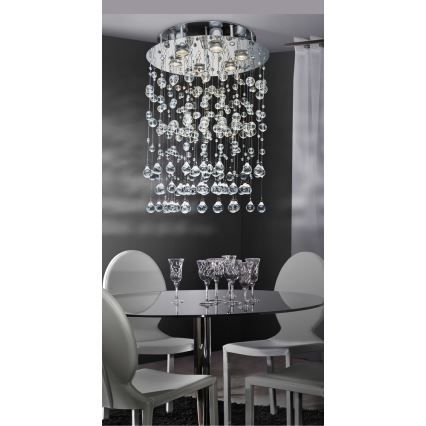 Azzardo AZ0269 - Křišťálové stropní svítidlo COMET 6xGU10/40W/230V