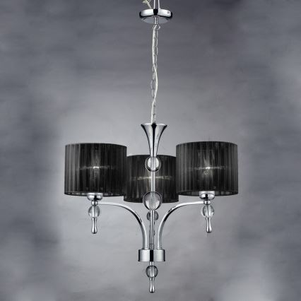 Azzardo AZ0498 - Lustr na řetězu IMPRESS 3xE27/60W/230V
