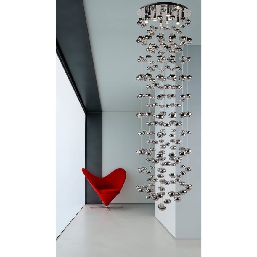 Azzardo AZ1296 - Lustr přisazený LUVIA 9xGU10/50W/230V