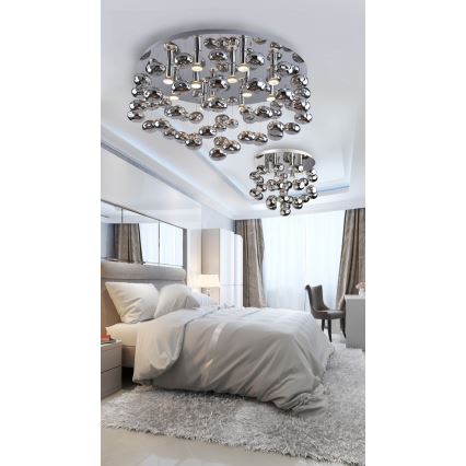 Azzardo AZ2542 - Stropní svítidlo LUVIA 12xGU10/40W/230V