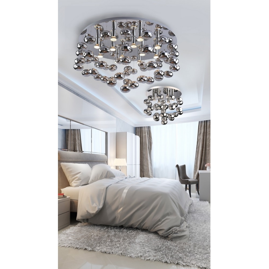 Azzardo AZ2542 - Stropní svítidlo LUVIA 12xGU10/40W/230V