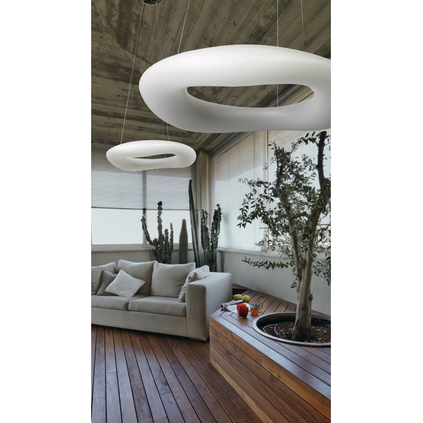 Azzardo AZ2672 - LED Stmívatelný lustr na lanku DONUT 1xLED/64W/230V+ dálkové ovládání