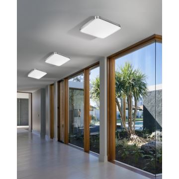 Azzardo AZ2758 - LED Stmívatelné stropní svítidlo QUADRO 1xLED/60W/230V+ dálkové ovládání