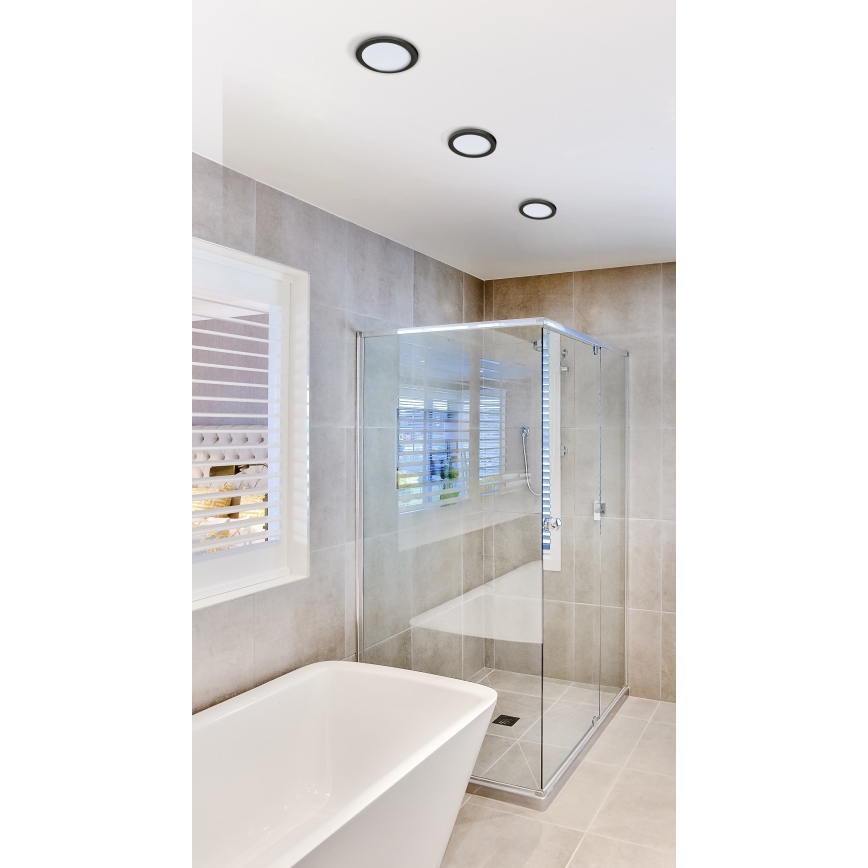 Azzardo AZ2843 - LED Koupelnové podhledové svítidlo SLIM 1xLED/12W/230V IP44 CRI 90