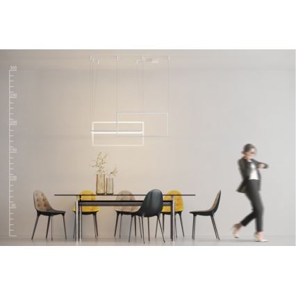 Azzardo AZ2915 - LED Stmívatelný lustr na lanku METRIC LED/135W/230V