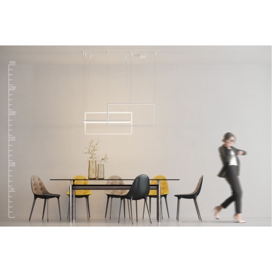 Azzardo AZ2915 - LED Stmívatelný lustr na lanku METRIC LED/135W/230V