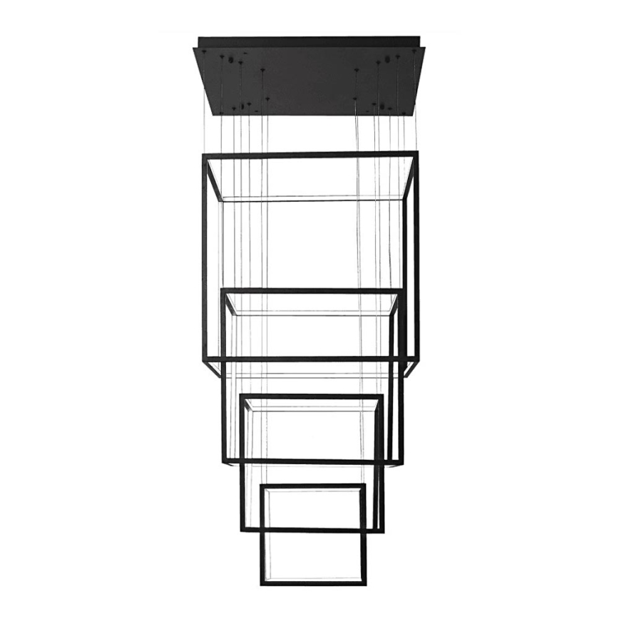 Azzardo AZ3139 - LED Stmívatelný lustr na lanku OPERA LED/329W/230V černá
