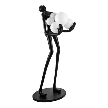 Azzardo AZ4985 - Stojací lampa ATLAS 6xE14/50W/230V 180 cm pryskyřice