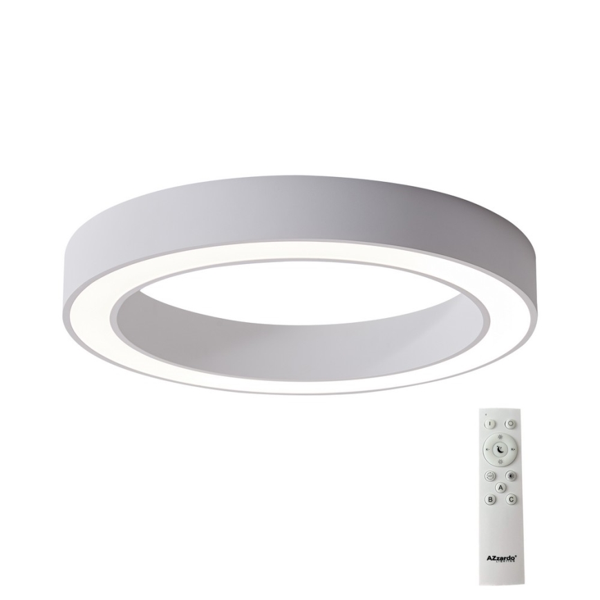 Azzardo AZ5034 - LED Stmívatelné stropní svítidlo MARCO LED/60W/230V bílá + dálkové ovládání