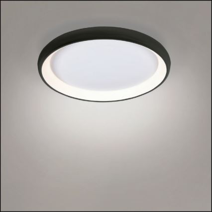 Azzardo AZ5072 - LED Stmívatelné stropní svítidlo ANTONIO LED/50W/230V černá + dálkové ovládání