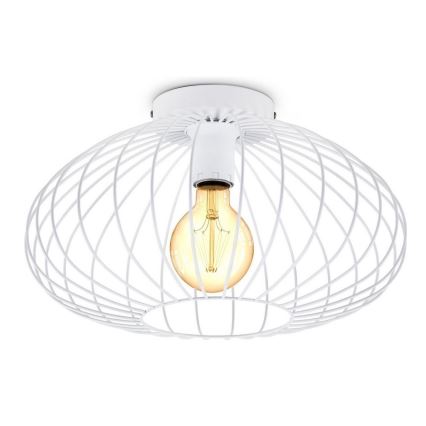 B.K. Licht 1399 - Přisazený lustr RETRO 1xE27/40W/230V bílá