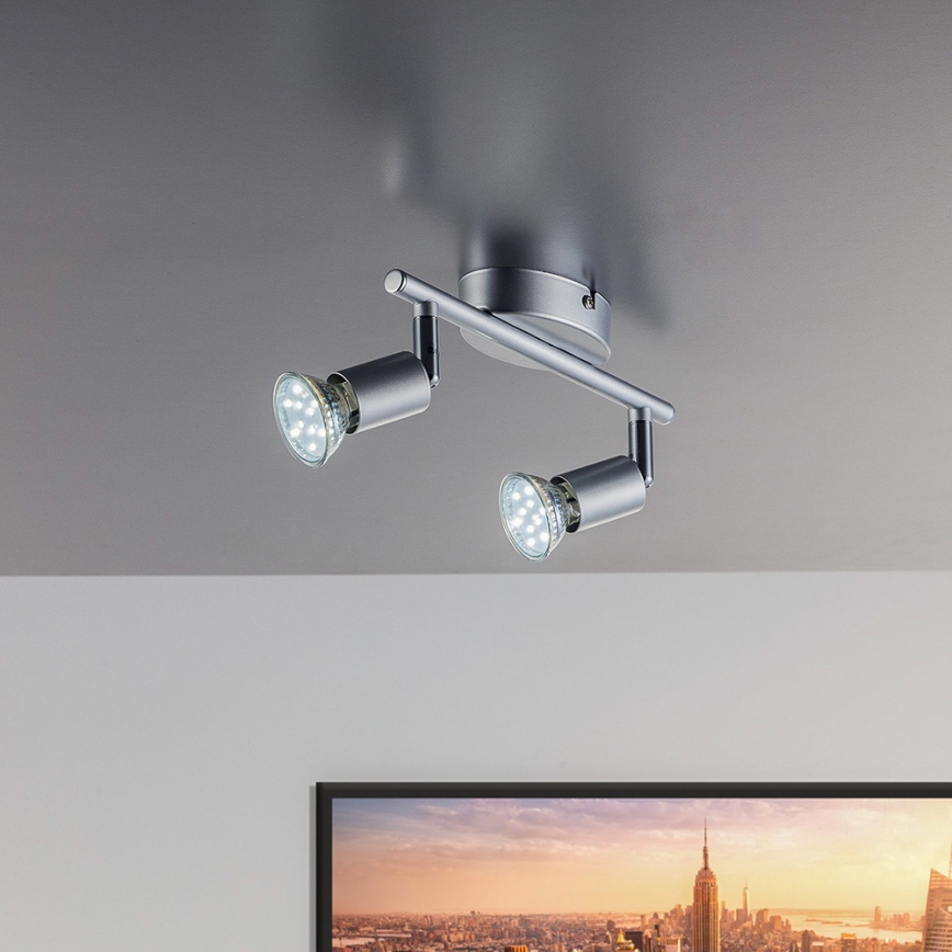 B.K.Licht - LED Bodové svítidlo 2xGU10/3W/230V 3000K