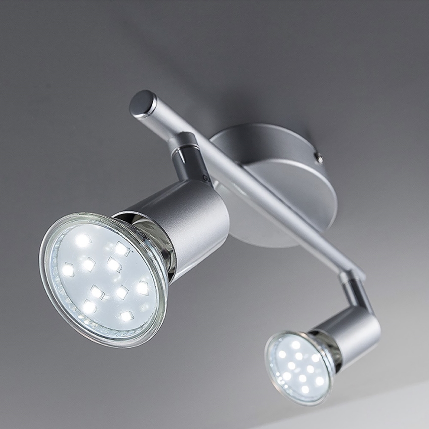 B.K.Licht - LED Bodové svítidlo 2xGU10/3W/230V 3000K