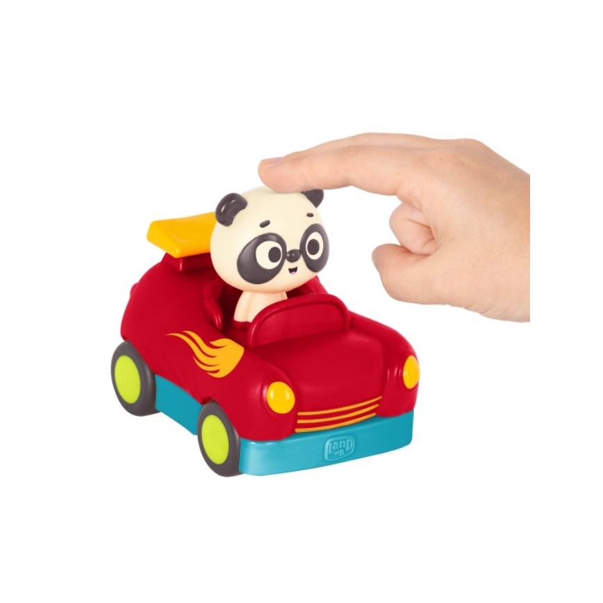 B-Toys - Autíčko na dálkové ovládání Panda Bingo 4xAA + 2xAAA