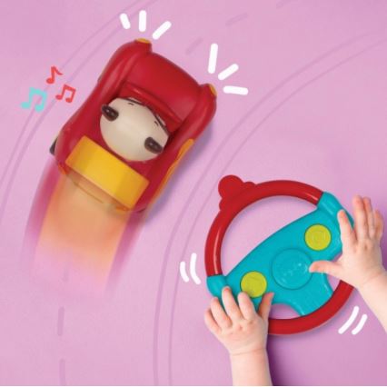 B-Toys - Autíčko na dálkové ovládání Panda Bingo 4xAA + 2xAAA