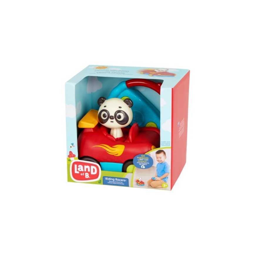 B-Toys - Autíčko na dálkové ovládání Panda Bingo 4xAA + 2xAAA