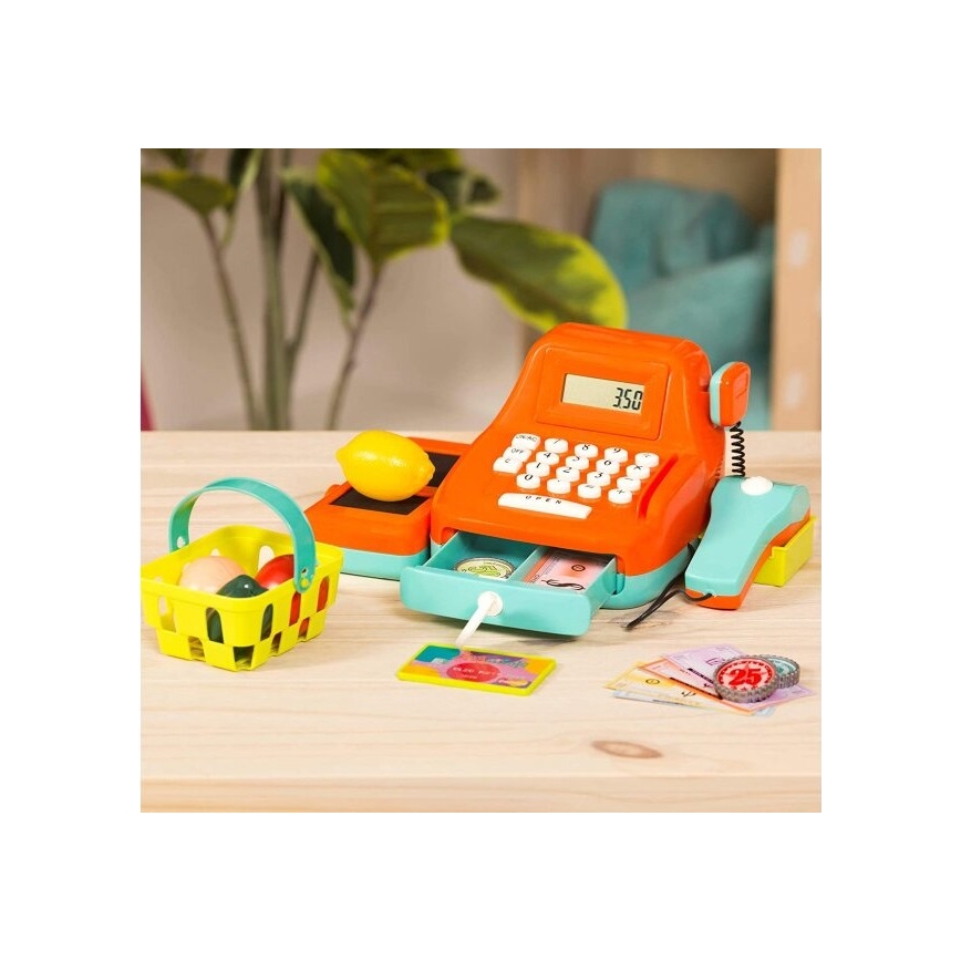 B-Toys - Dětská pokladna se zvuky a kalkulačkou