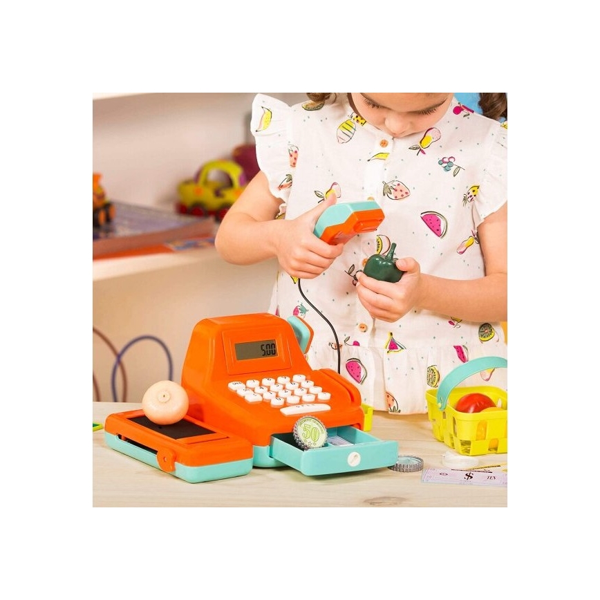 B-Toys - Dětská pokladna se zvuky a kalkulačkou