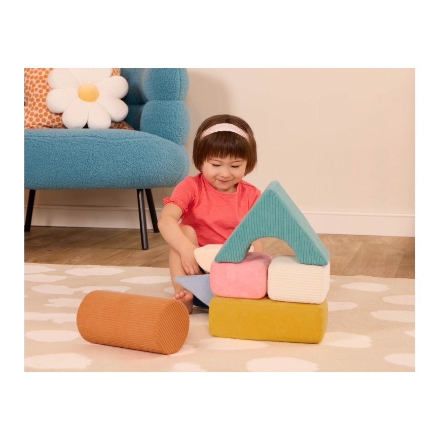 B-Toys - Dětské pěnové kostky TUMBLE-Y 8 ks