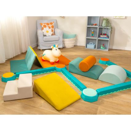 B-Toys - Dětské pěnové kostky WONDERSHAPES 3 ks