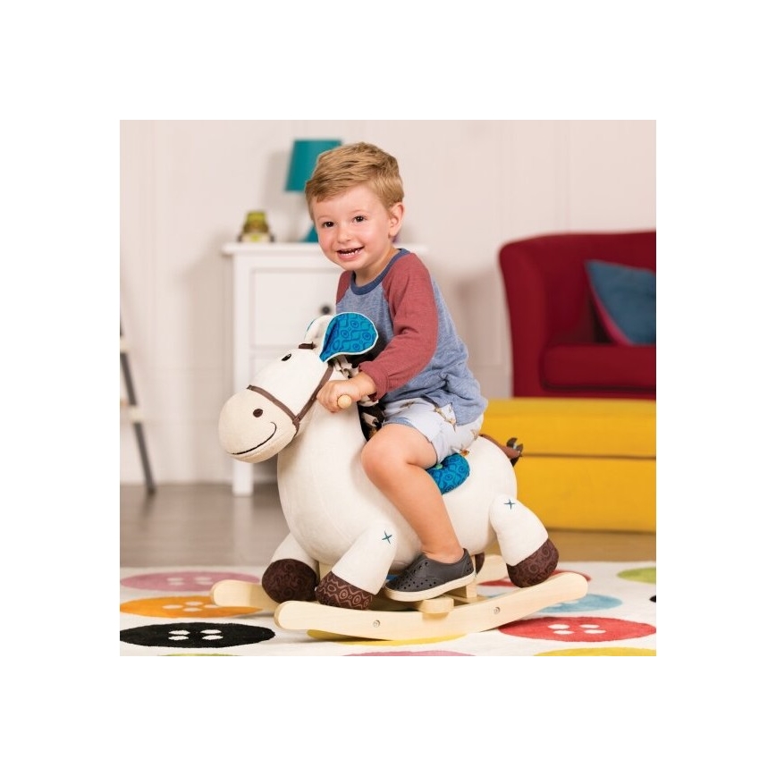 B-Toys - Houpací kůň BANJO topol