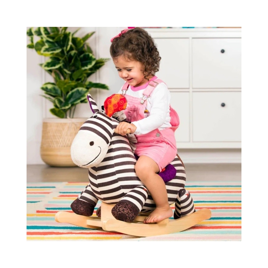 B-Toys - Houpací zebra KAZOO topol