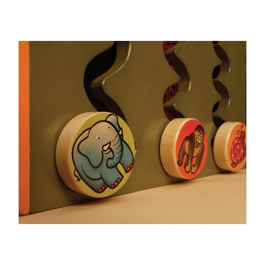 B-Toys - Interaktivní krychle Zoo gumovník