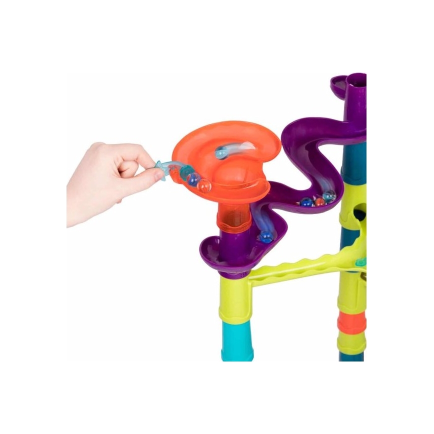 B-Toys - Kuličková dráha MARBLE Deluxe 3xAG13