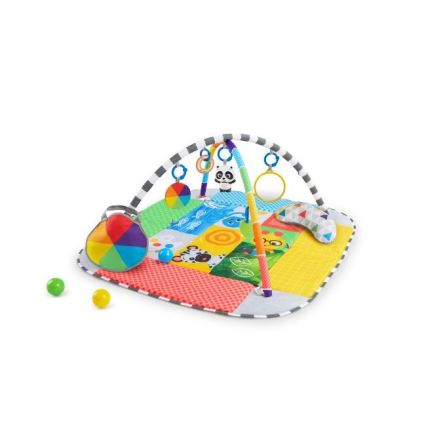 Baby Einstein - Dětská hrací deka 5v1 PATCH'S COLOR PLAYSPACE 3xAAA
