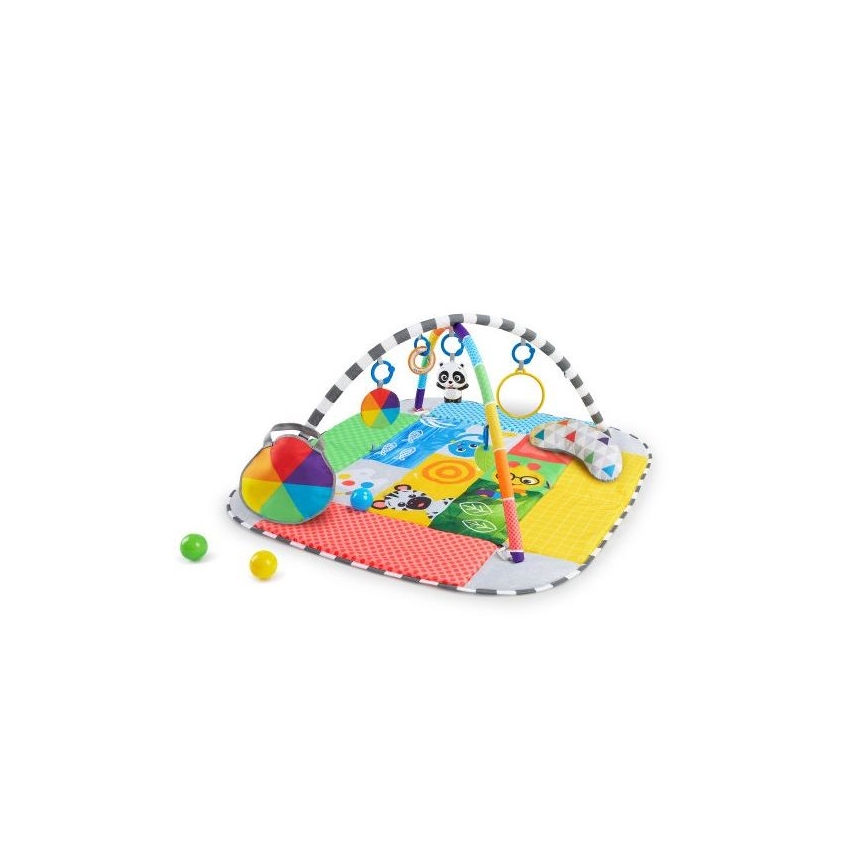 Baby Einstein - Dětská hrací deka 5v1 PATCH'S COLOR PLAYSPACE 3xAAA