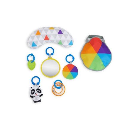 Baby Einstein - Dětská hrací deka 5v1 PATCH'S COLOR PLAYSPACE 3xAAA