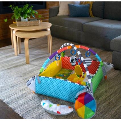 Baby Einstein - Dětská hrací deka 5v1 PATCH'S COLOR PLAYSPACE 3xAAA