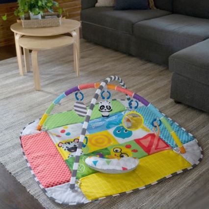 Baby Einstein - Dětská hrací deka 5v1 PATCH'S COLOR PLAYSPACE 3xAAA