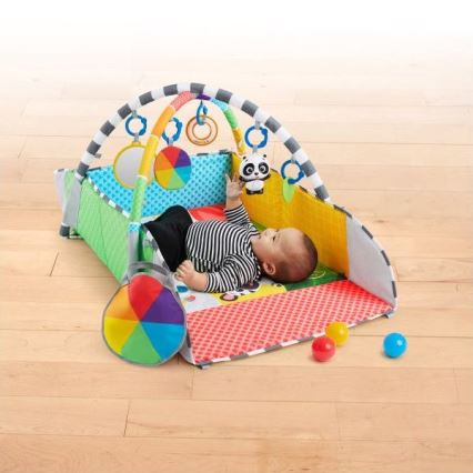 Baby Einstein - Dětská hrací deka 5v1 PATCH'S COLOR PLAYSPACE 3xAAA