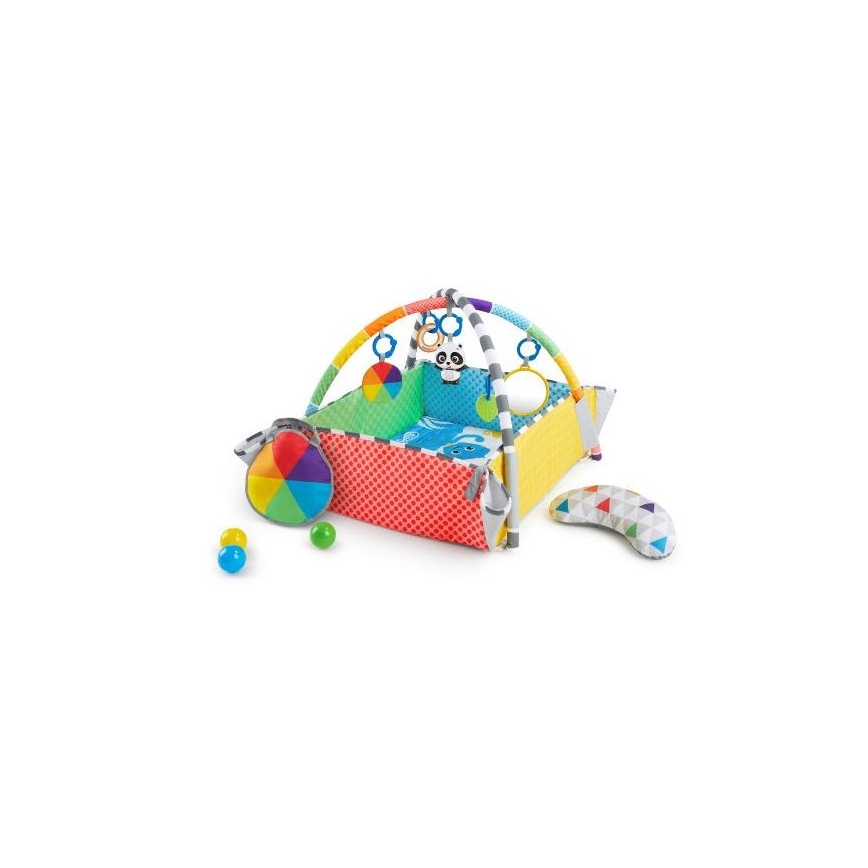 Baby Einstein - Dětská hrací deka 5v1 PATCH'S COLOR PLAYSPACE 3xAAA