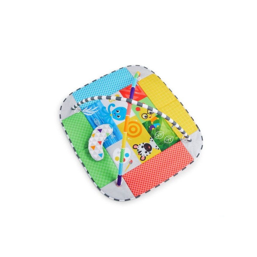 Baby Einstein - Dětská hrací deka 5v1 PATCH'S COLOR PLAYSPACE 3xAAA