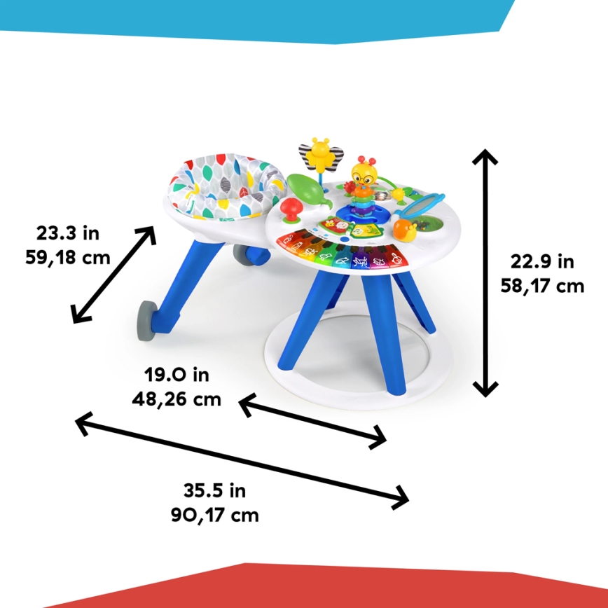 Baby Einstein - Dětské aktivní centrum 4v1 AROUND WE GROW 3xAA