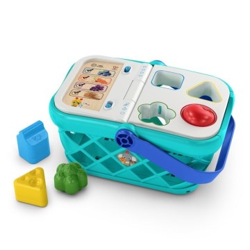 Baby Einstein - Dětský interaktivní nákupní košík MAGIC TOUCH HAPE 3xAAA