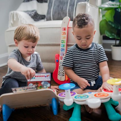 Baby Einstein - Dřevěná hudební hračka MAGIC TOUCH kytara 3xAA