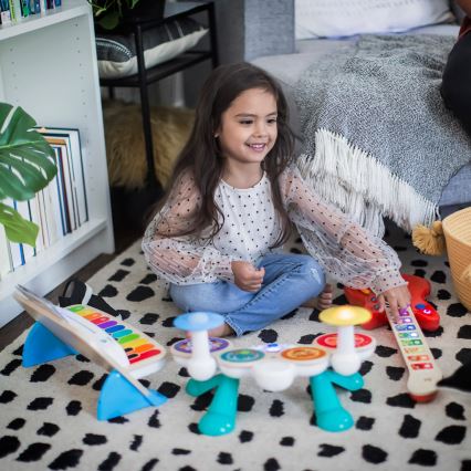 Baby Einstein - Dřevěná hudební hračka MAGIC TOUCH kytara 3xAA